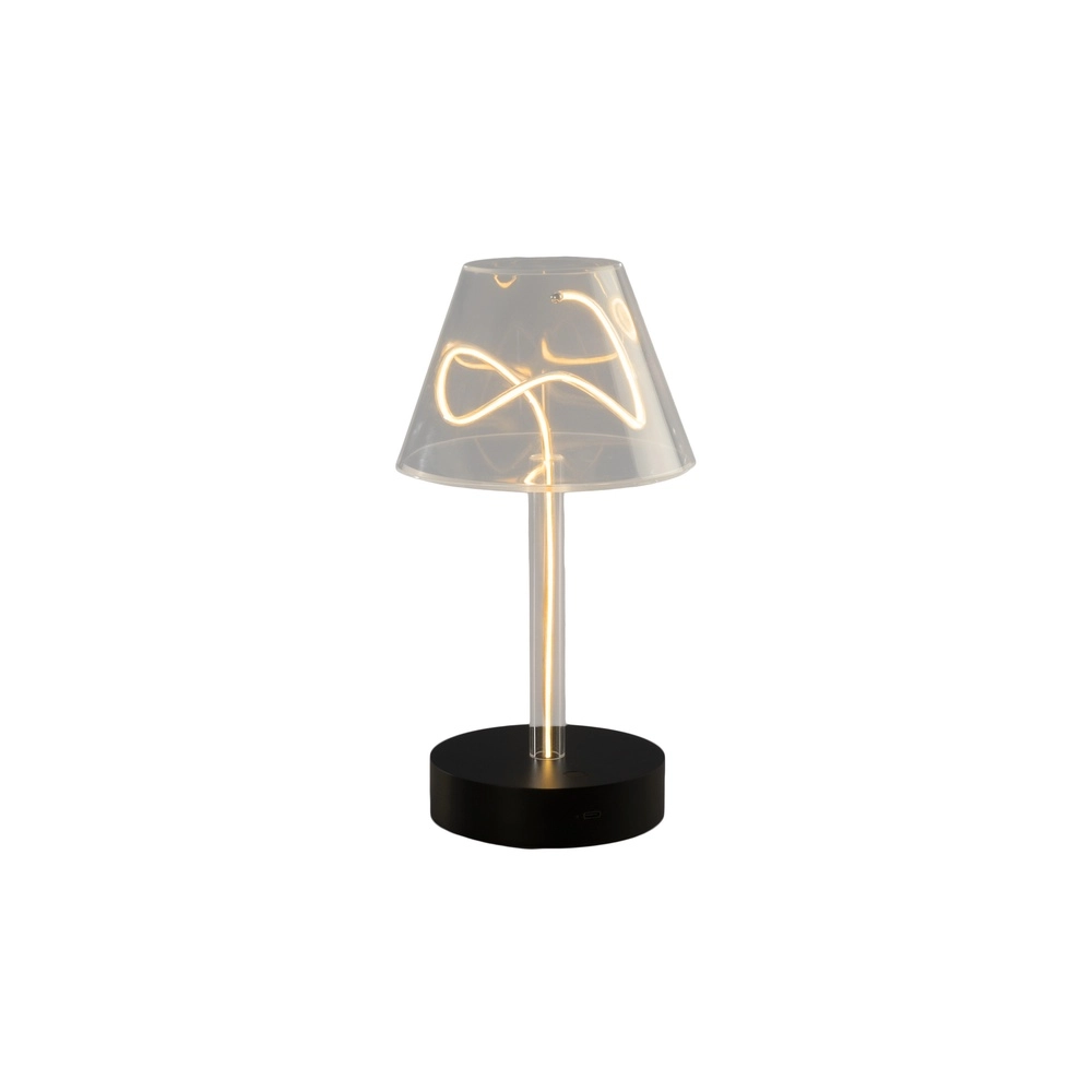 Unique table lamp Edison Design rechargeable