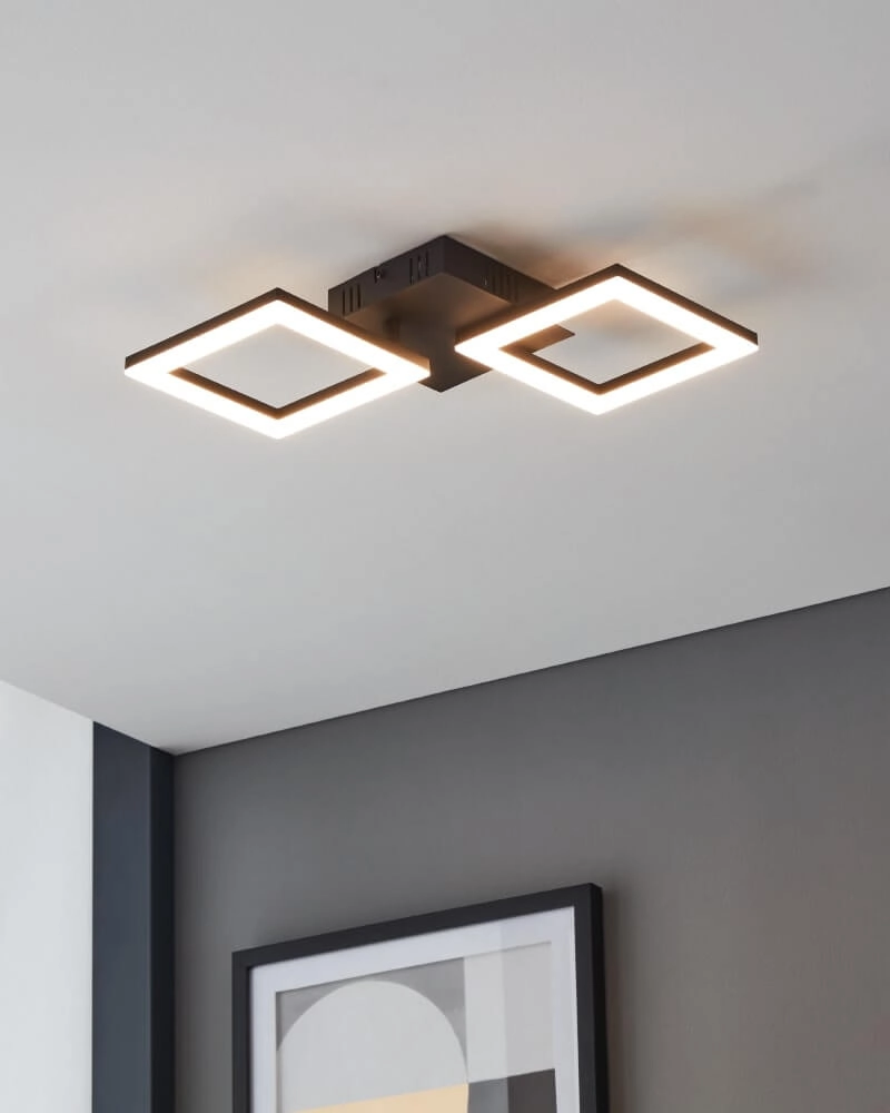 Ceiling lamp Zigbee Paranday-Z 47x22.5cm black Eglo 9008606231195