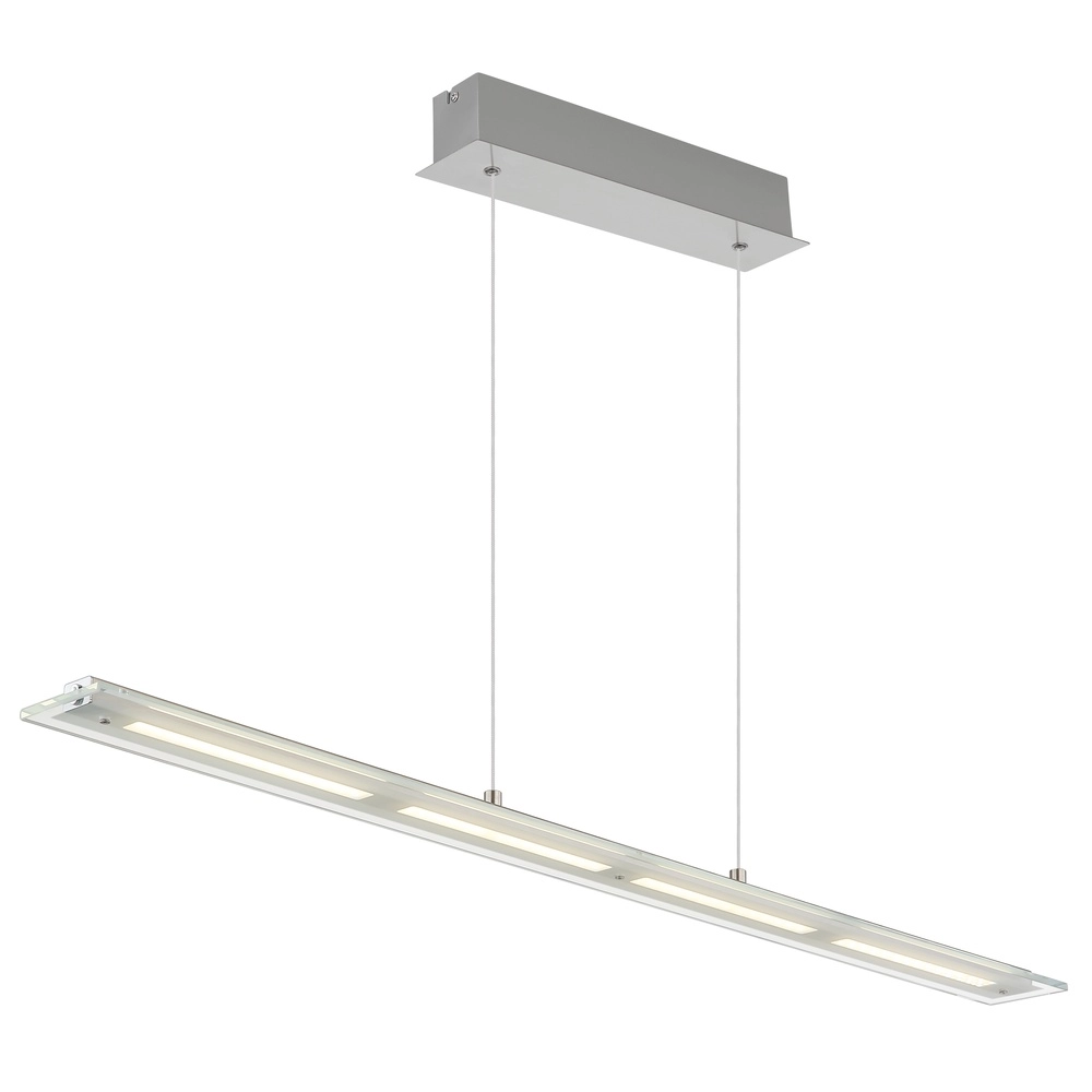 Pendant lamp Novak nickel 115cm Globo 9007371589029