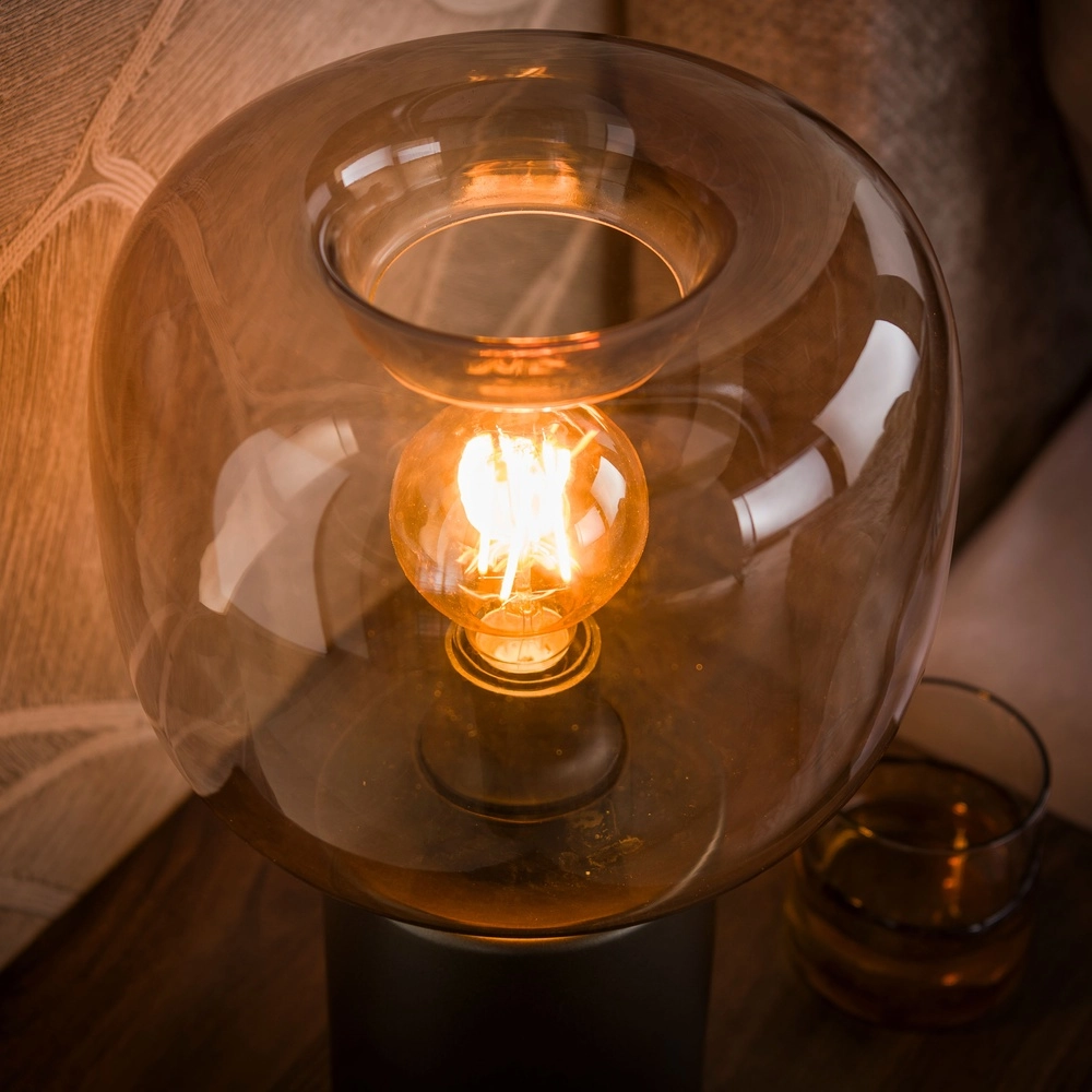 Tafellamp design Serene sienna bruin Lyora 8716803514737
