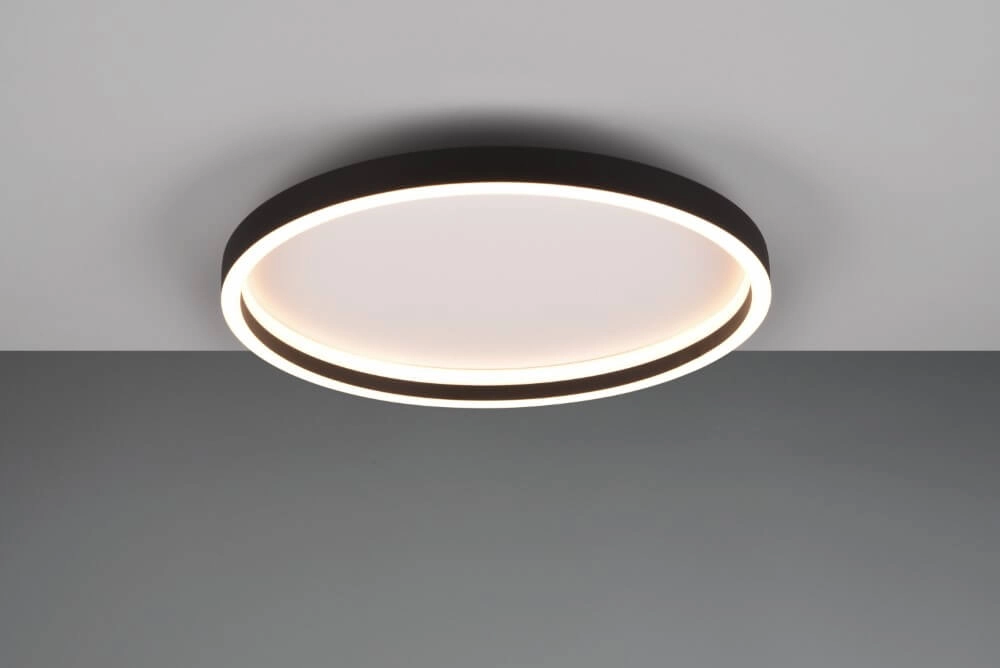 Round ceiling lamp Rotonda black Trio 4017807577600