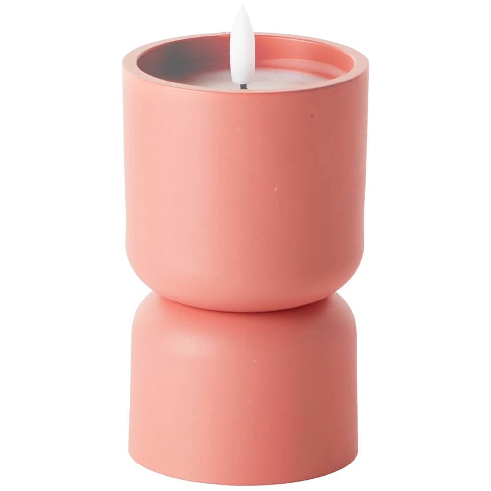 Candle light Lovere orange 15cm Brilliant 4004353435478