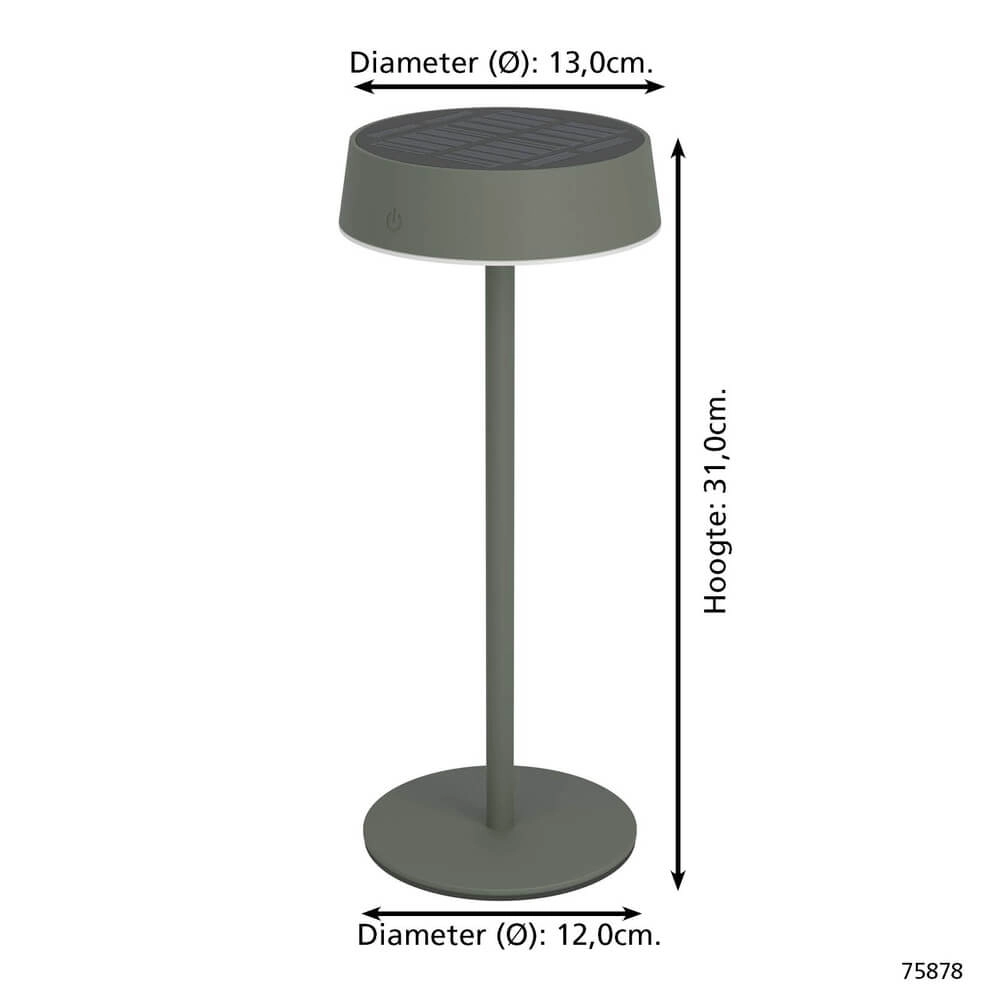 Sleek table lamp Simeri Hybrid green Eglo 9002759758783