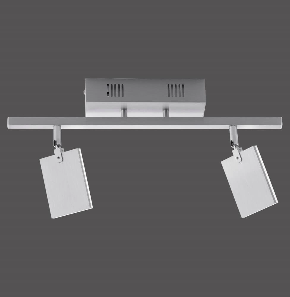 Ceiling lamp Pure Mira 2-light aluminum Paul Neuhaus 4012248358863