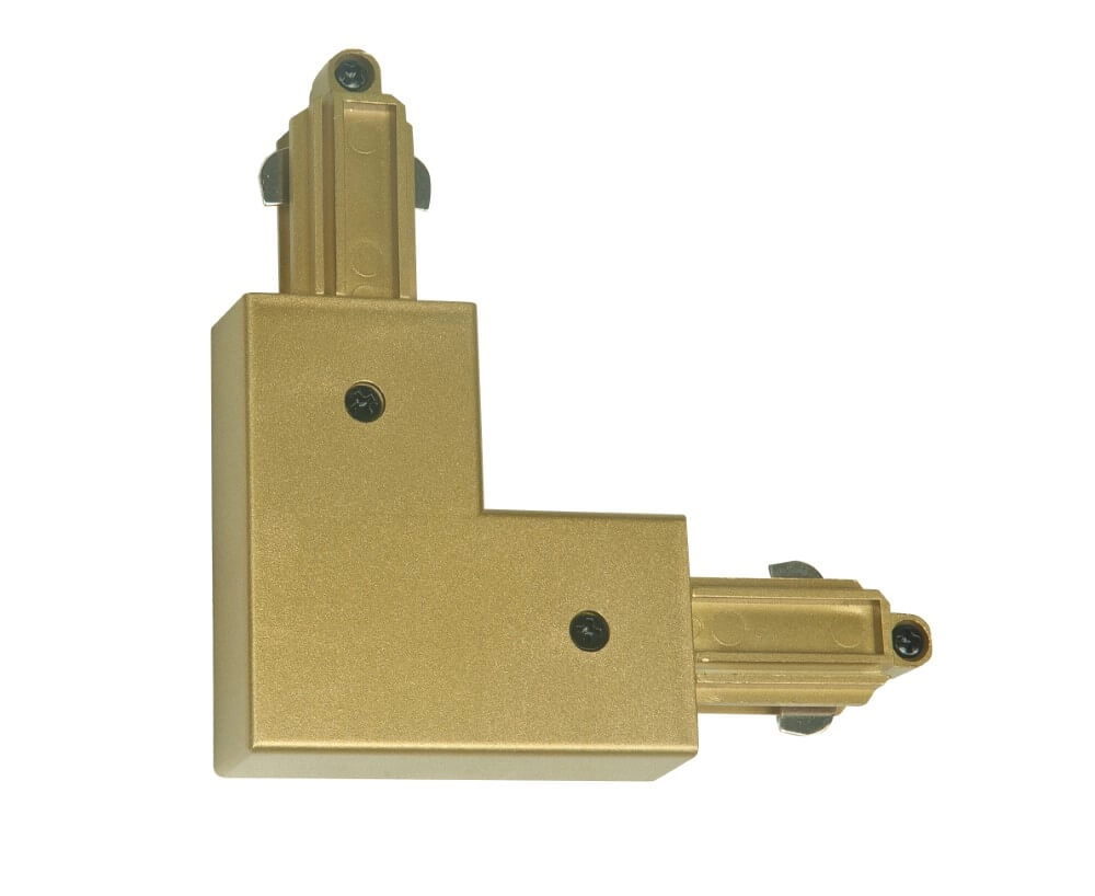1 phase Track corner left gold