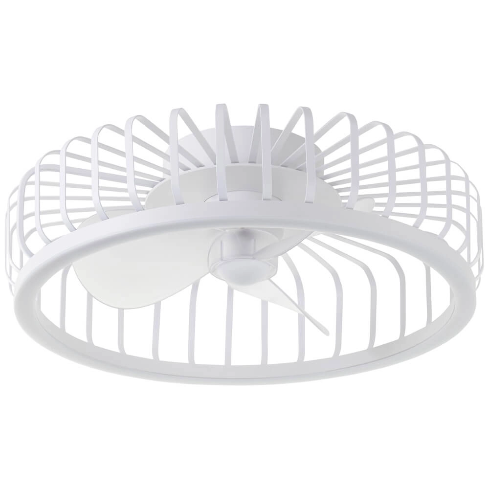 Wire lamp ceiling fan Capo white Brilliant 4004353453427