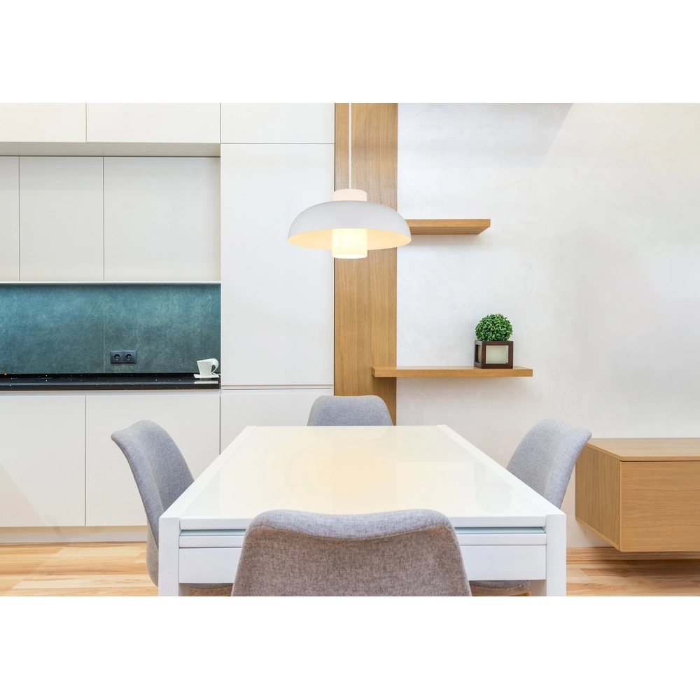 Modern pendant lamp Lowe white Ø 38cm Globo 9007371506163