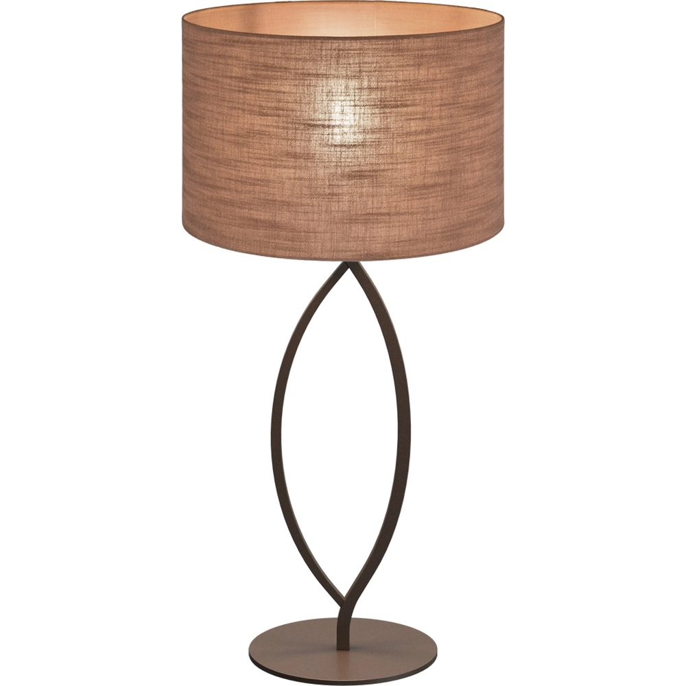 Table lamp Terry Duno cocoa Ø 37cm