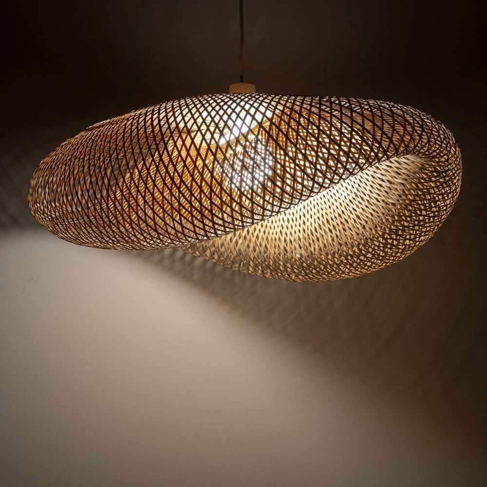 Pendant lamp Havana L rattan Ø 80cm Lyora 5903139113977