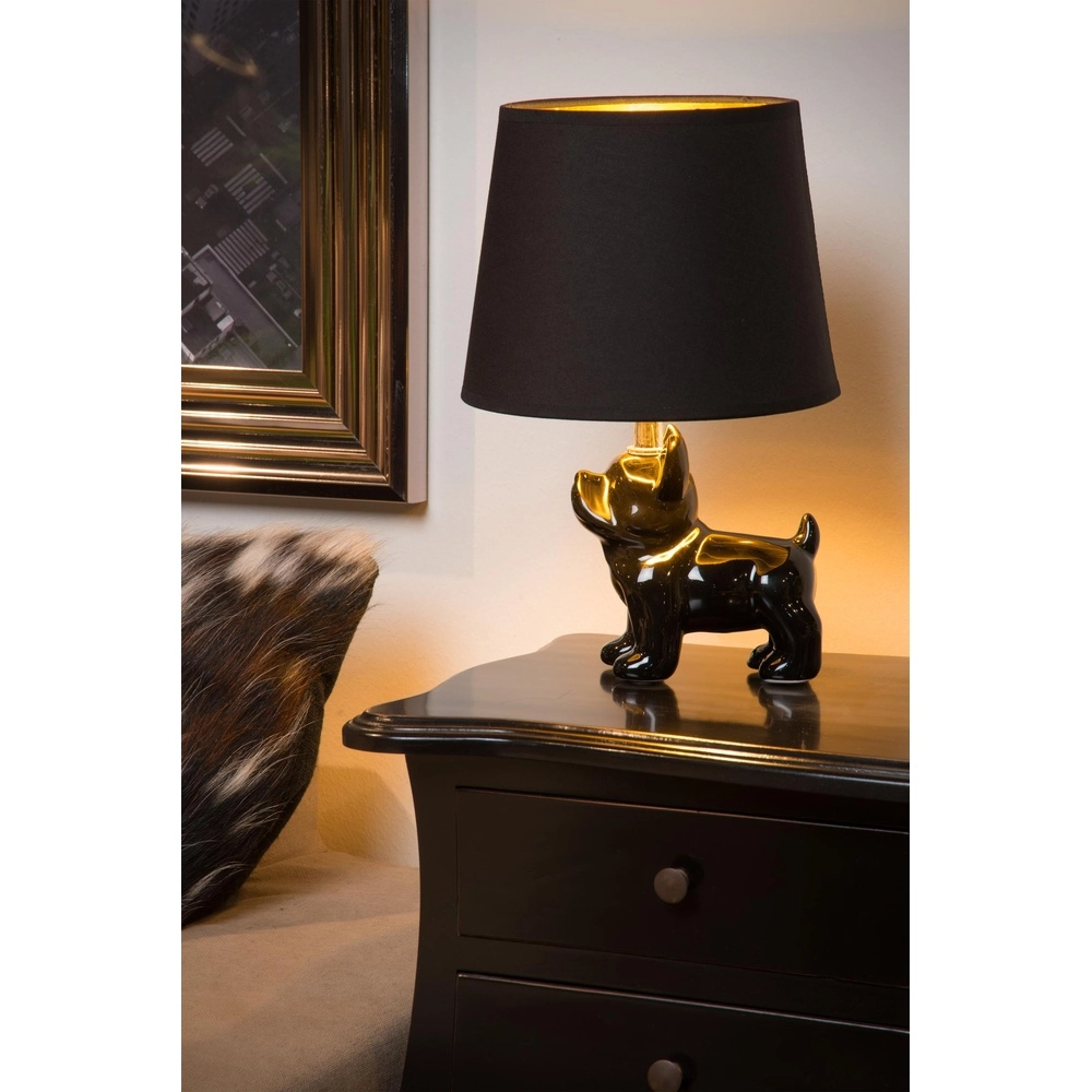 Table lamp Extravaganza Sir Winston dog black Lucide 5411212134103
