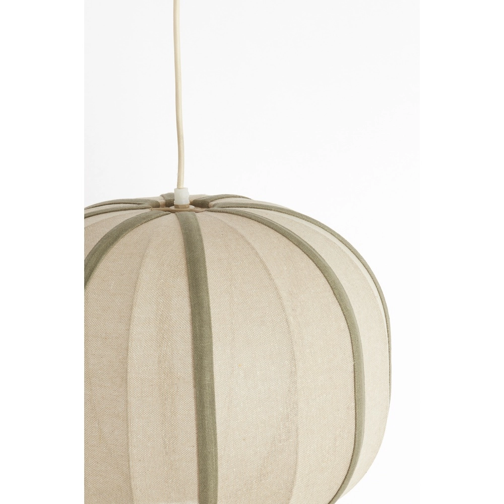 Japandi pendant lamp Esmiria Ø 40cm - olive green Light & Living 8717807835927