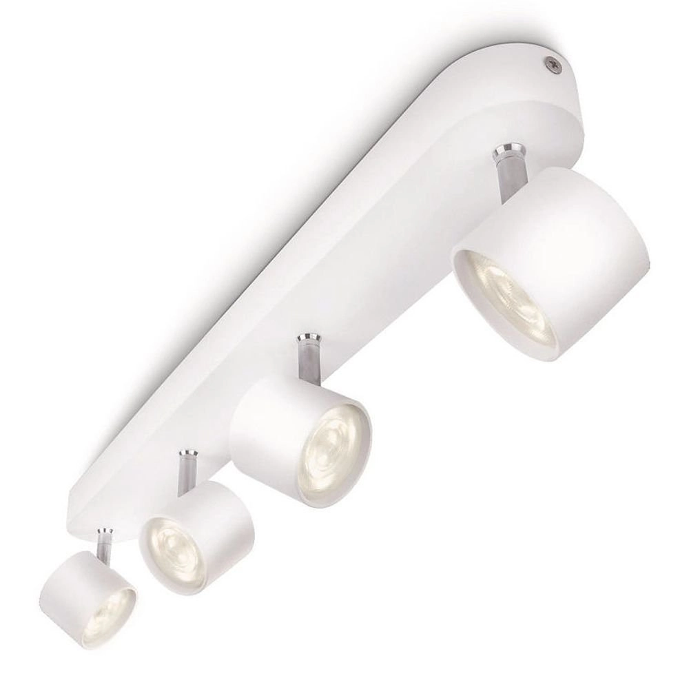 LED ceiling spot My Living Star 4-light white Philips 8718291444909