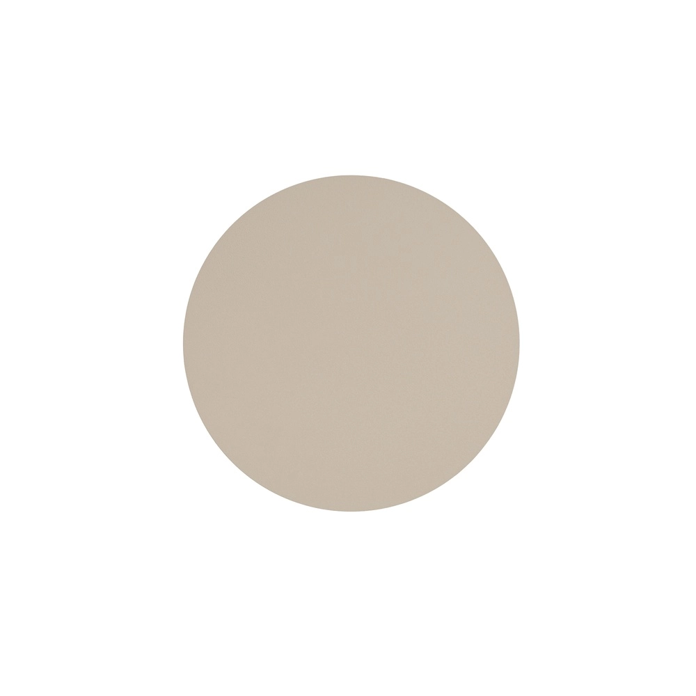 Design wall lamp Ring sand brown Ø 15cm