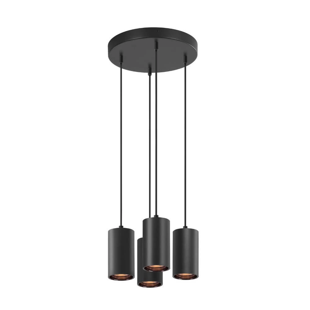 Pendant Pendant Lamp Asto Tube black 4x GU10 SLV 4024163266031