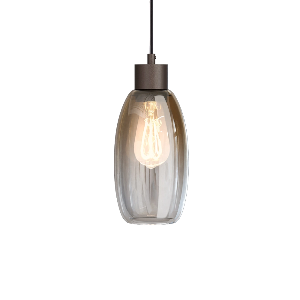 Glass pendant lamp Olive 3x Ø 12.5cm - cocoa Masterlight 8718121393933