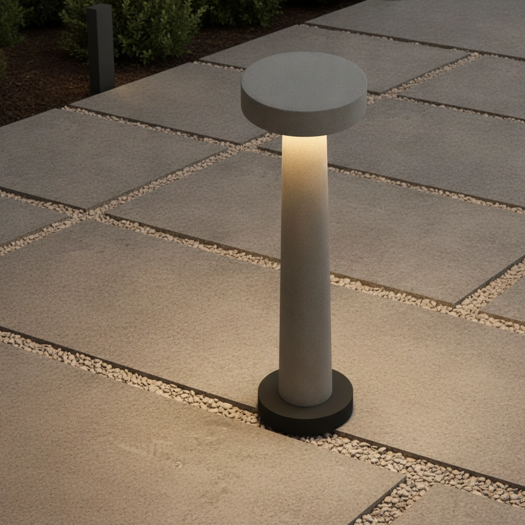 Garden lamp Cram sand brown 50cm