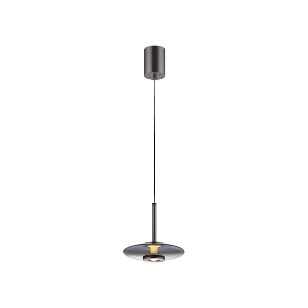 Design hanging lamp Pure Vitrum gray Paul Neuhaus 4012248383957