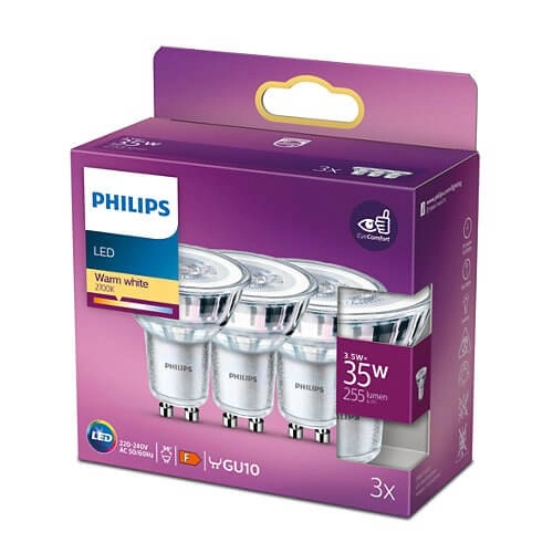 3,5W - GU10 - 2700K - 255 lumen