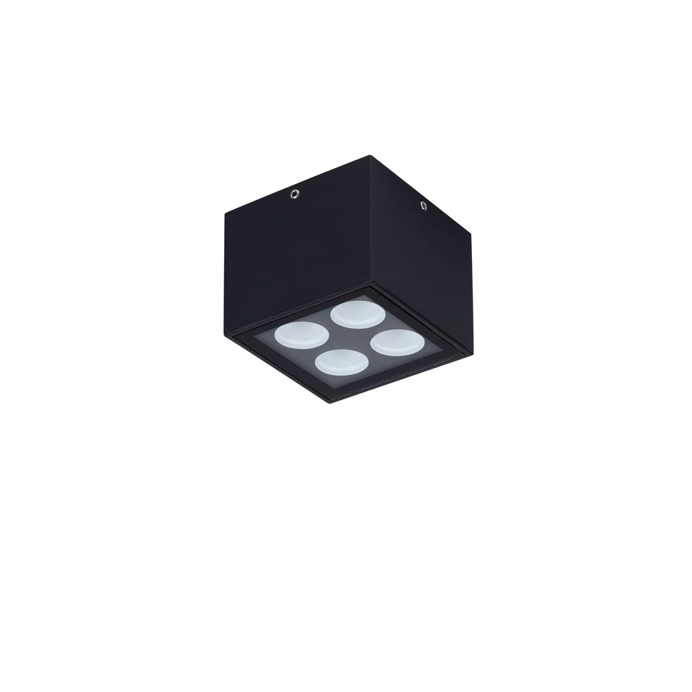 Ceiling lamp Jax square 8cm anthracite Lyora 5212017470591