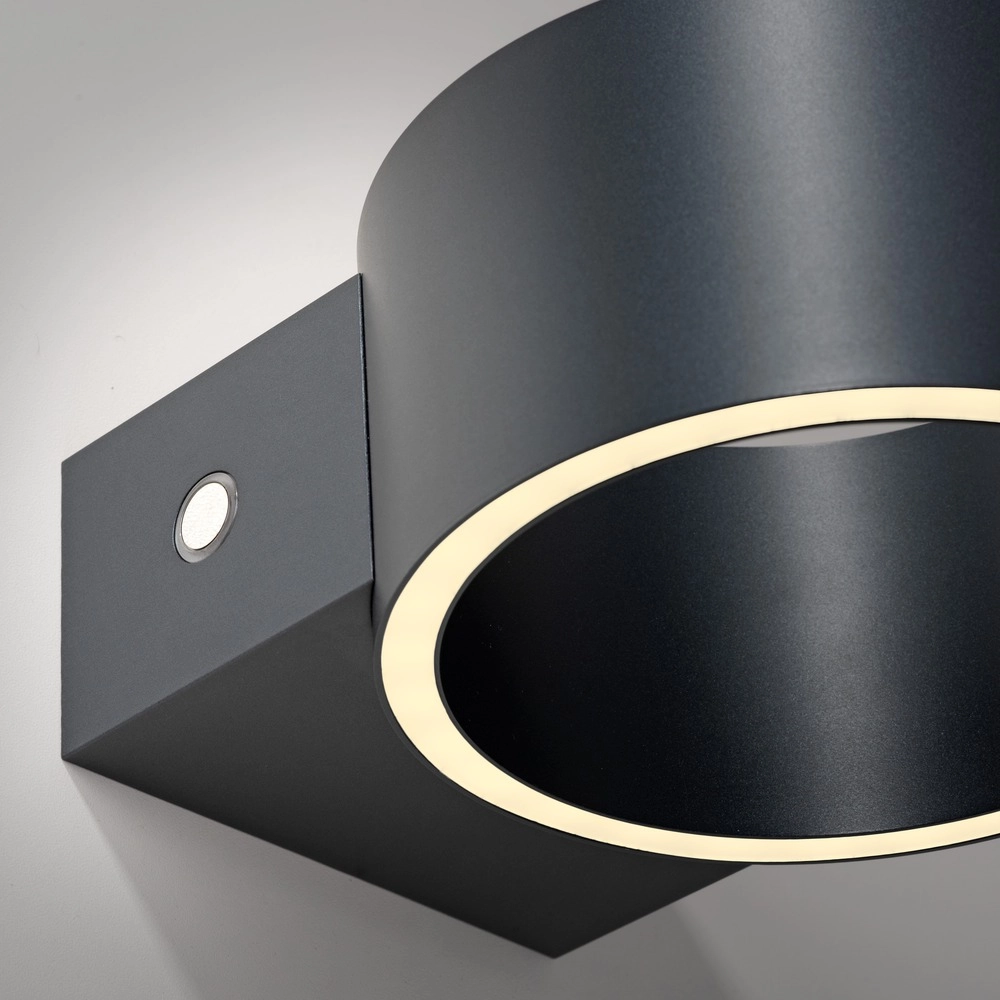 Rechargeable wall lamp Pure Akku Clipse Mystic grey Paul Neuhaus 4012248391754