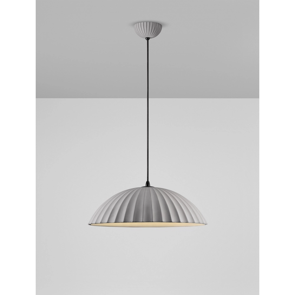 Pendant lamp Ammos grey Ø 50cm Lyora 5212017469038