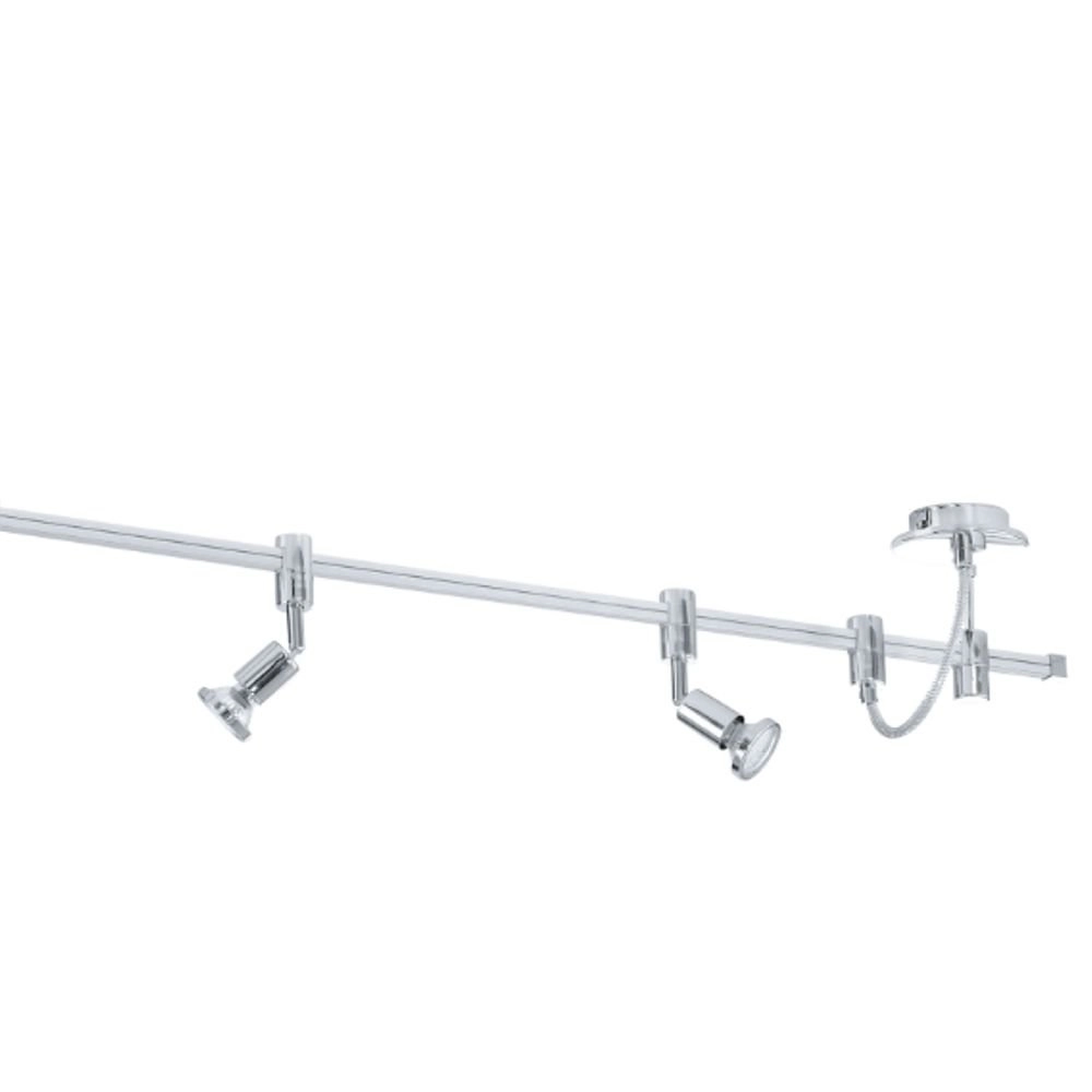 LED ceiling spot Vilanova 5x3w - 3000K - 200cm chrome Eglo 9002759933593