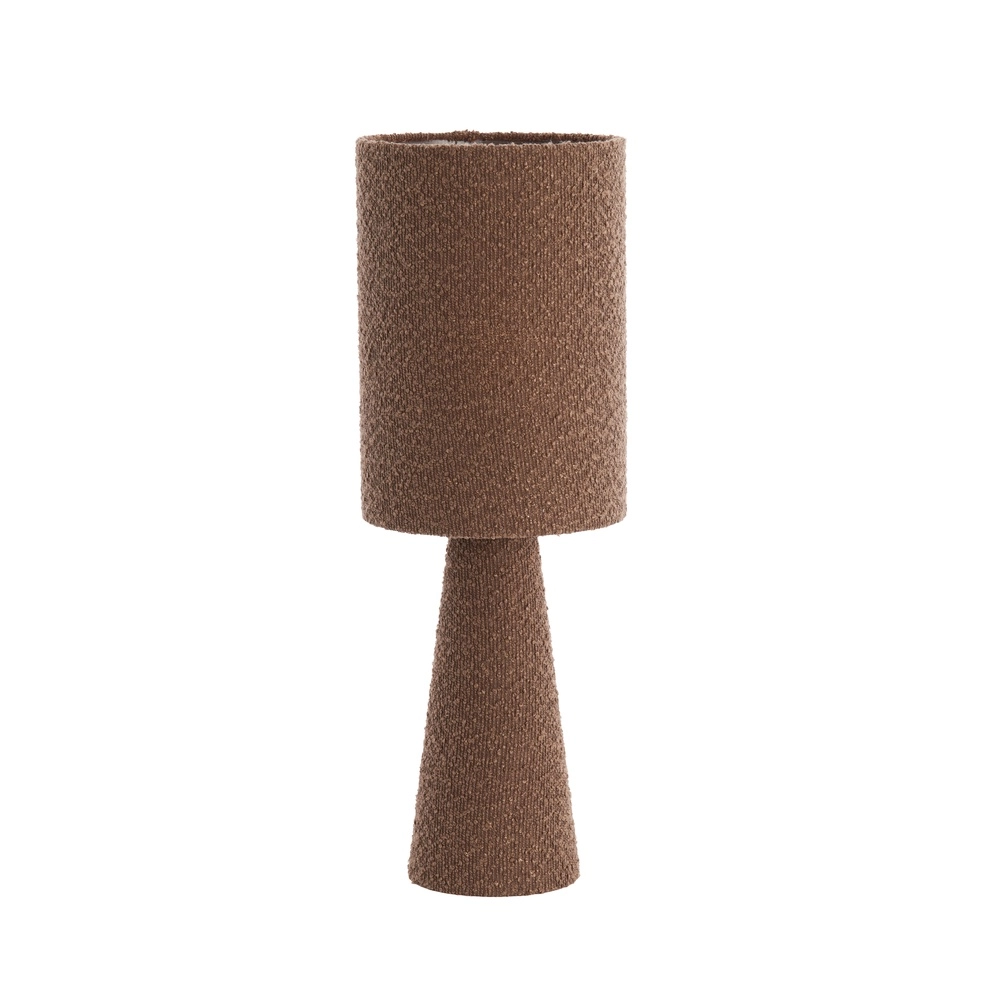 Boucle table lamp Micky 58cm - brown Light & Living 8717807782764