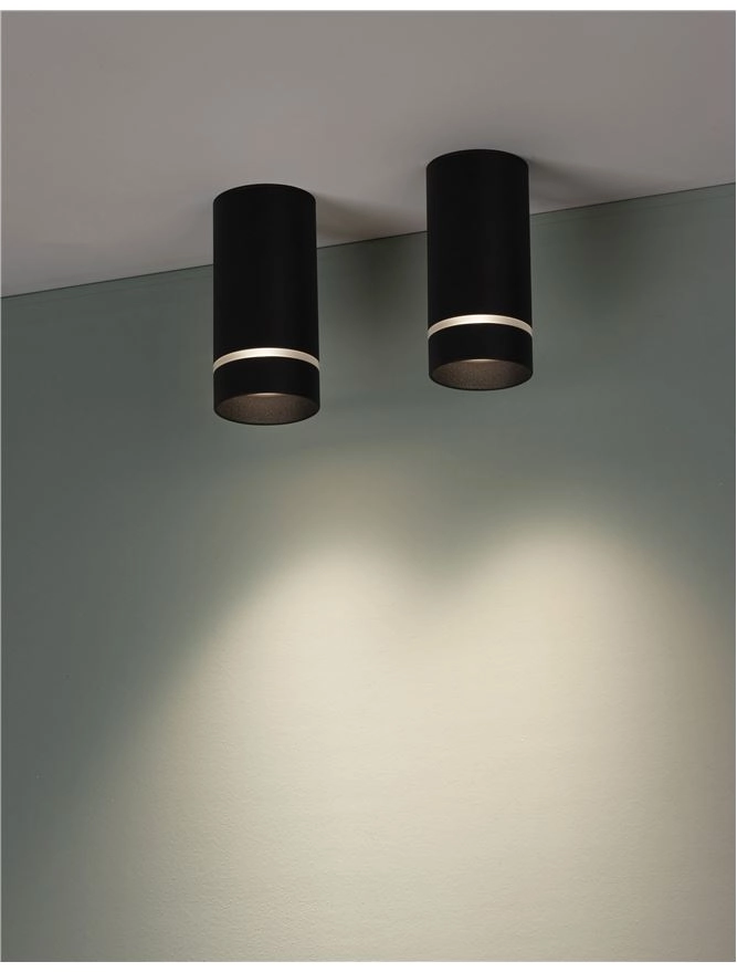 Design ceiling spotlight Esca black Lyora 5212017421036