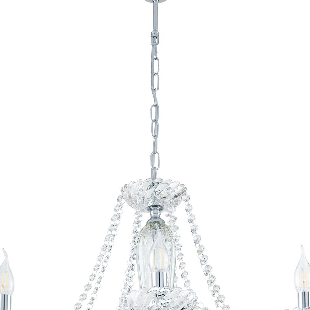 Chandelier Basilano 1 82cm 8-light gray Eglo 9002759391010