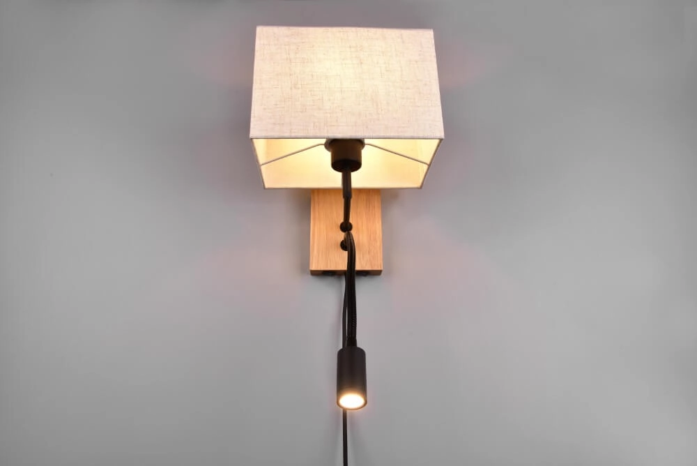 Rural wall lamp Nilam rectangular hood Trio 4017807567977