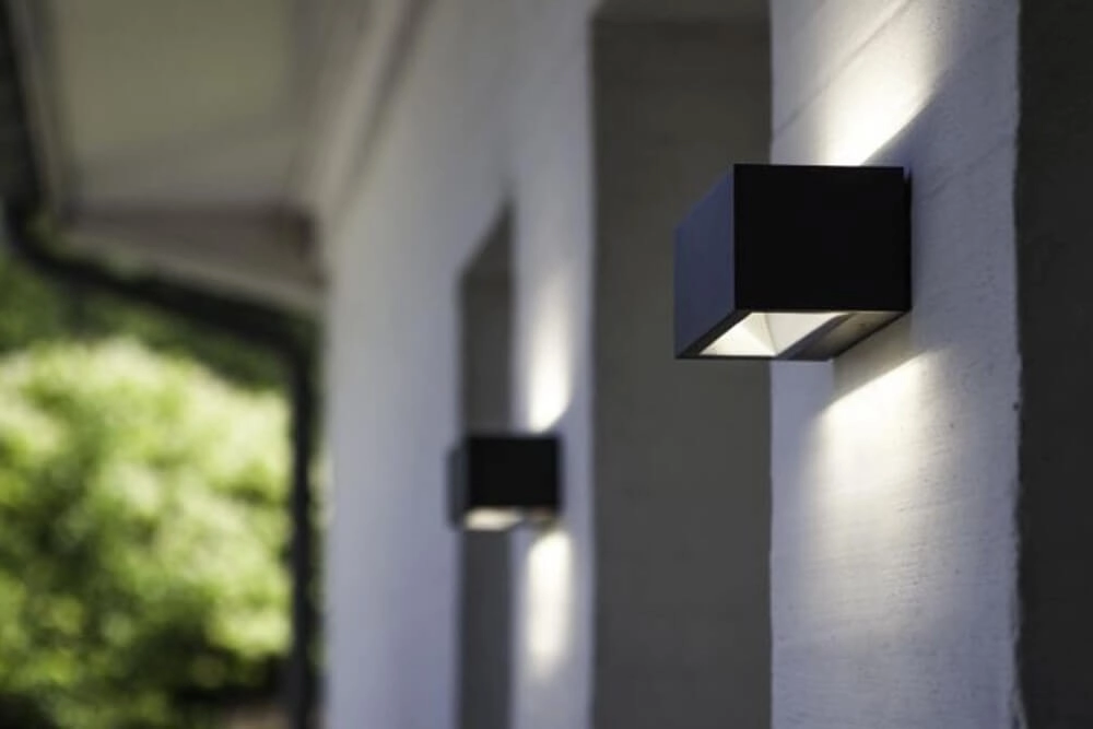Rectangular wall lamp Gemini modern Lutec 6939412033914