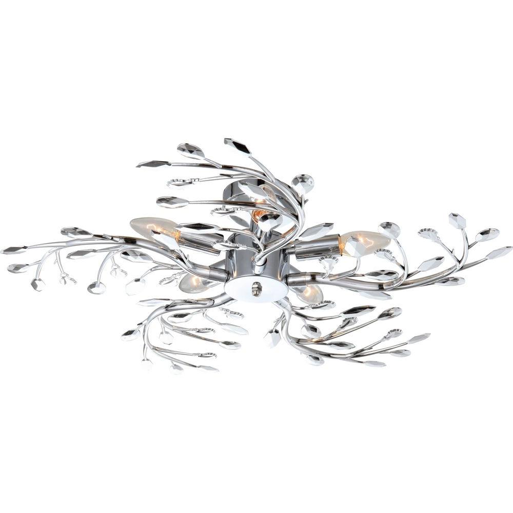 Ceiling lamp Flash chrome Ø 65cm