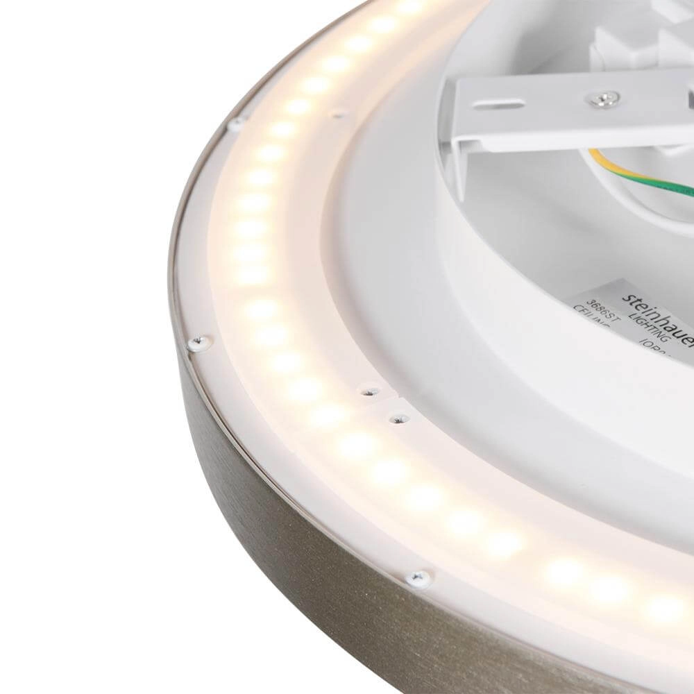 Sleek ceiling lamp Flady metal Ø 50cm Steinhauer 8712746176230