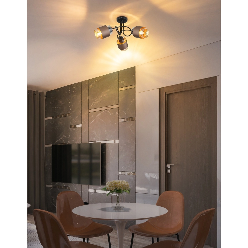 Ceiling lamp Milley 3-light Globo 9007371586349