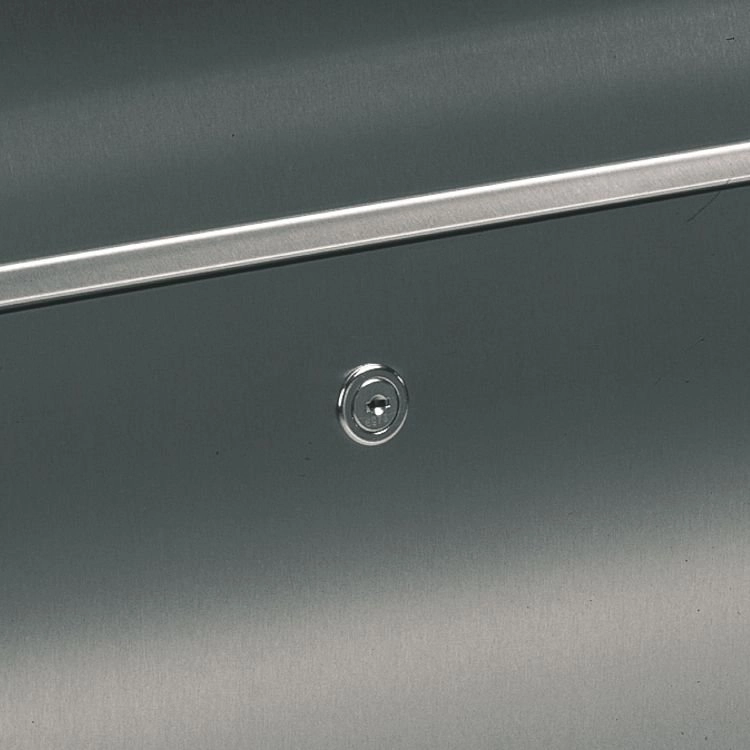 Stainless steel mailbox Letter Design 50cm grey Albert 4007235907704