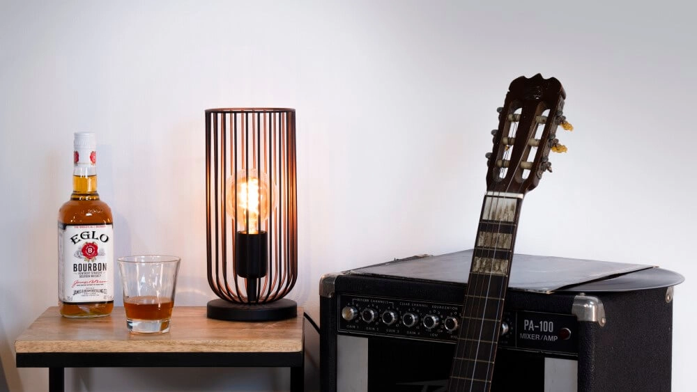Table lamp Roccamena Wire lamp Eglo 9002759496463