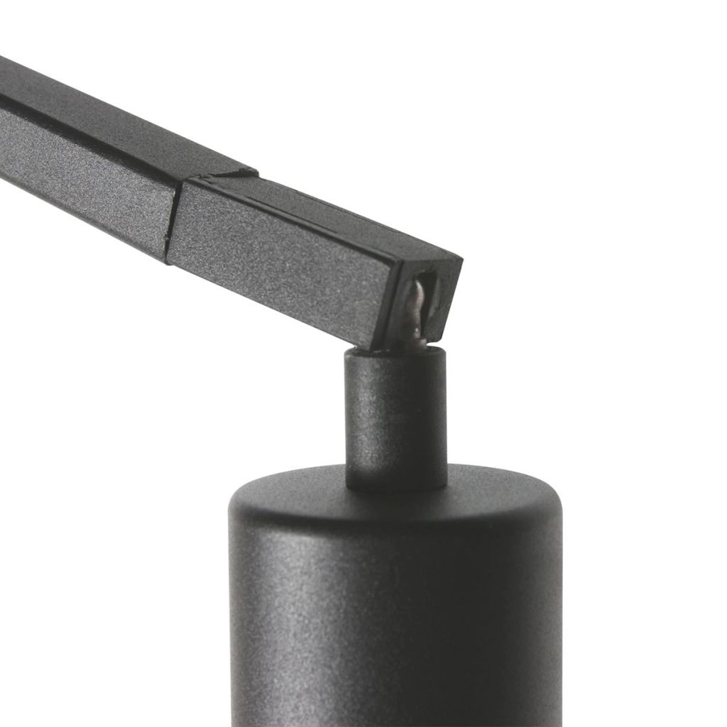 Black floor lamp Zig-Zag with cork cap Ø50cm Steinhauer 8712746180428