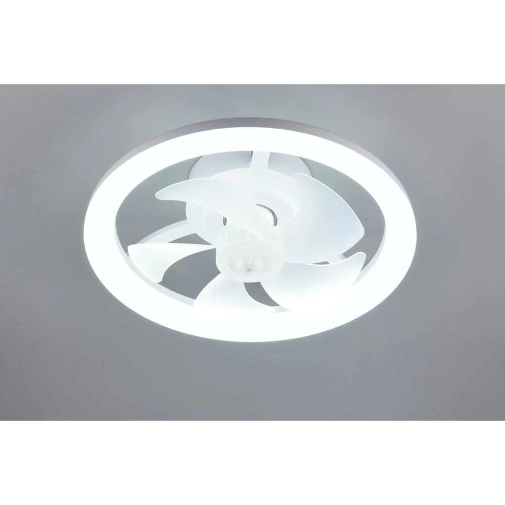 Design ceiling fan Pajala white Ø 40cm Trio 4017807688207