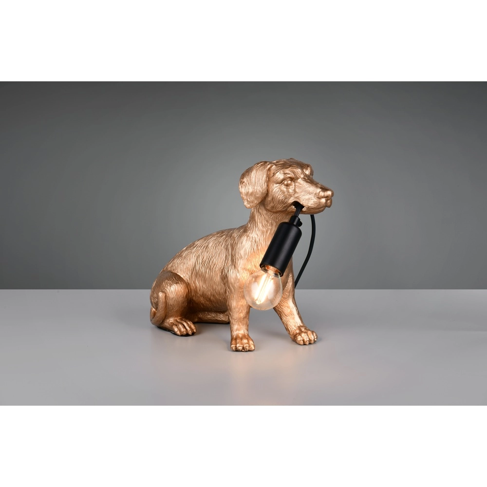 Table lamp Rudi dog gold Trio 4017807668162