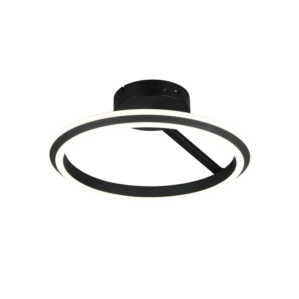 Round ceiling lamp Amador black Trio 4017807662092