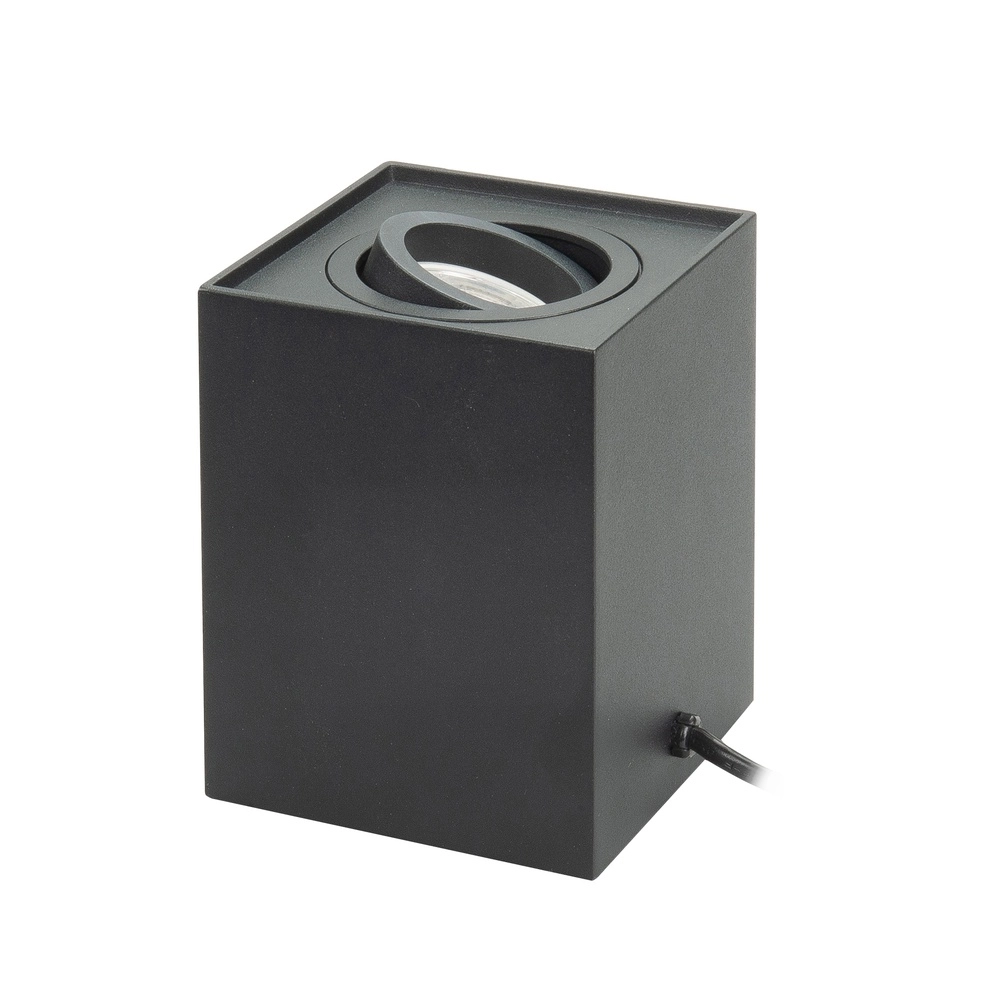 Sleek table lamp Rebel Square Black 12.5cm
