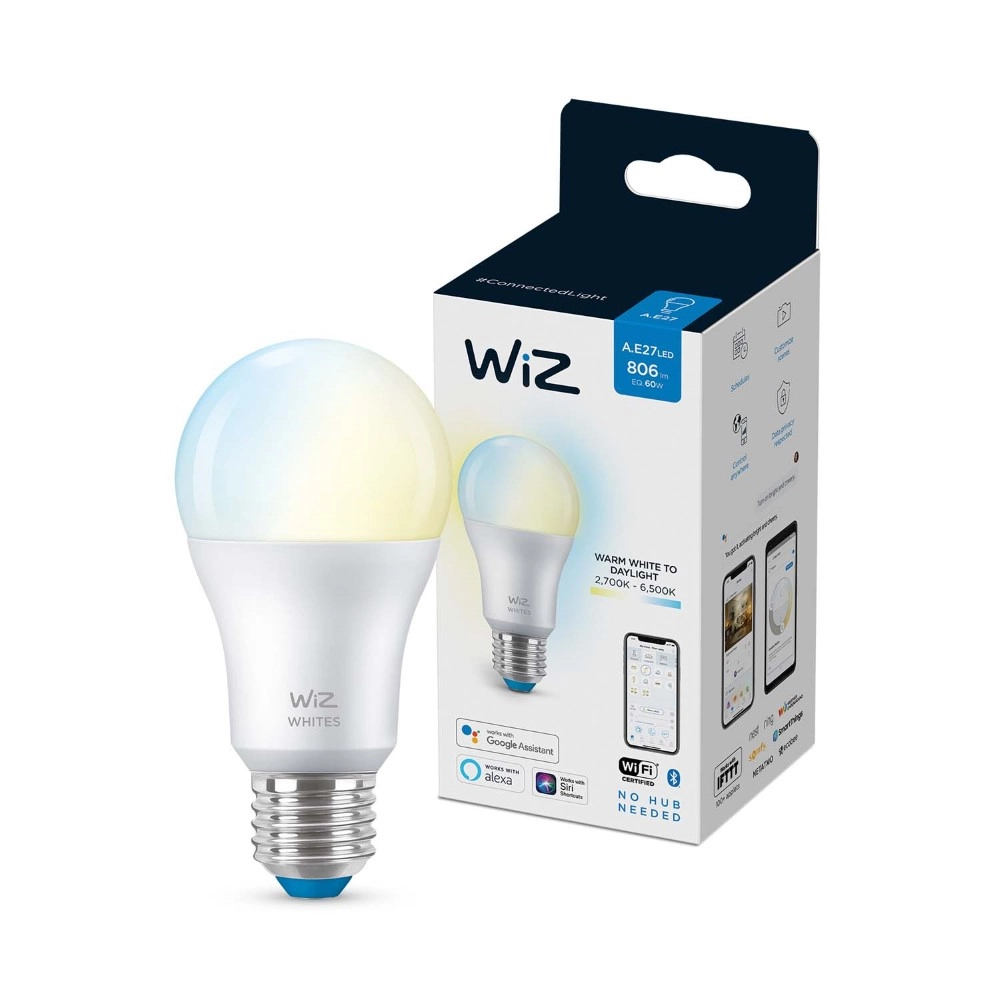 Smart lamp bulb 8,5W - E27 - Led 2700-6500K WiZ 8718699787035