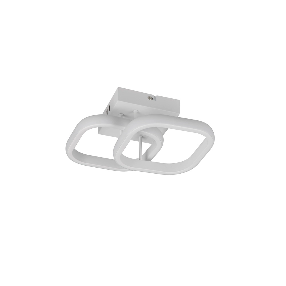 White ceiling lamp Kasia Square design Trio 4017807653854