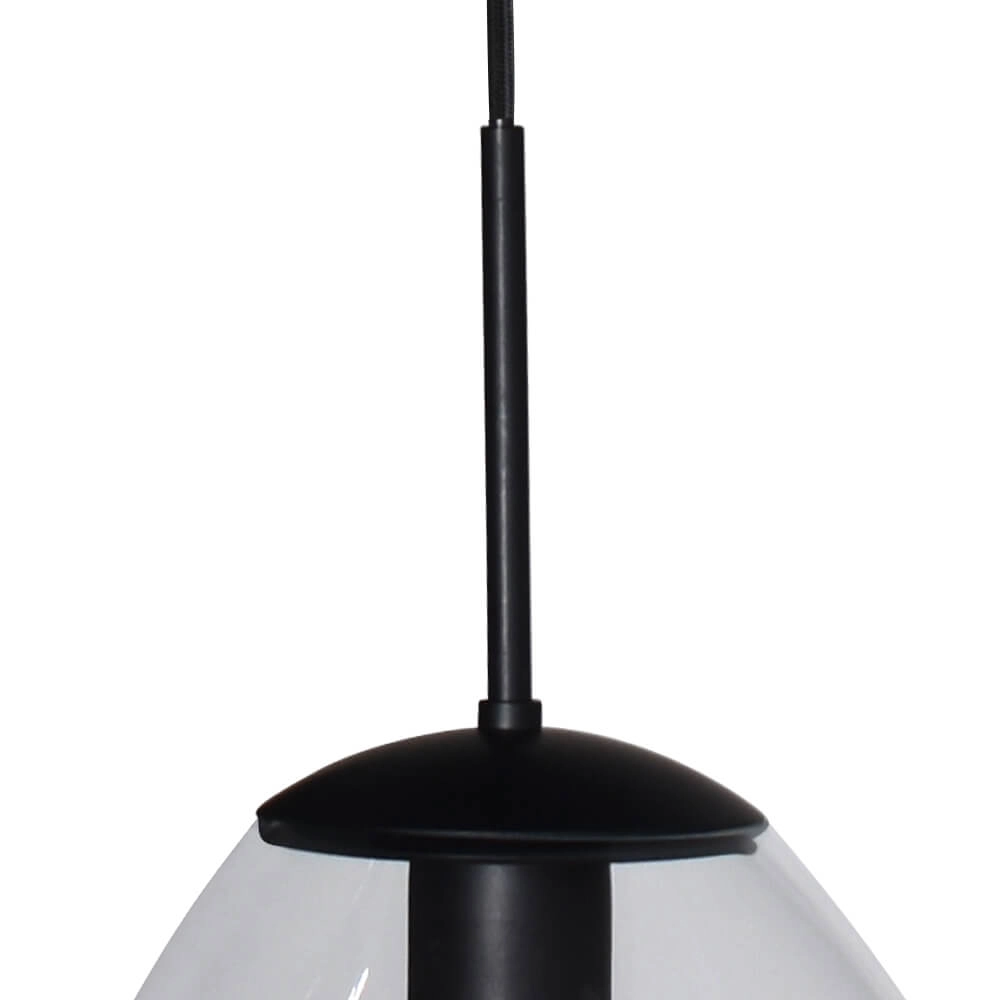 Hanging lamp Lava 1x clear glass Ø 24cm Masterlight 8718121279947