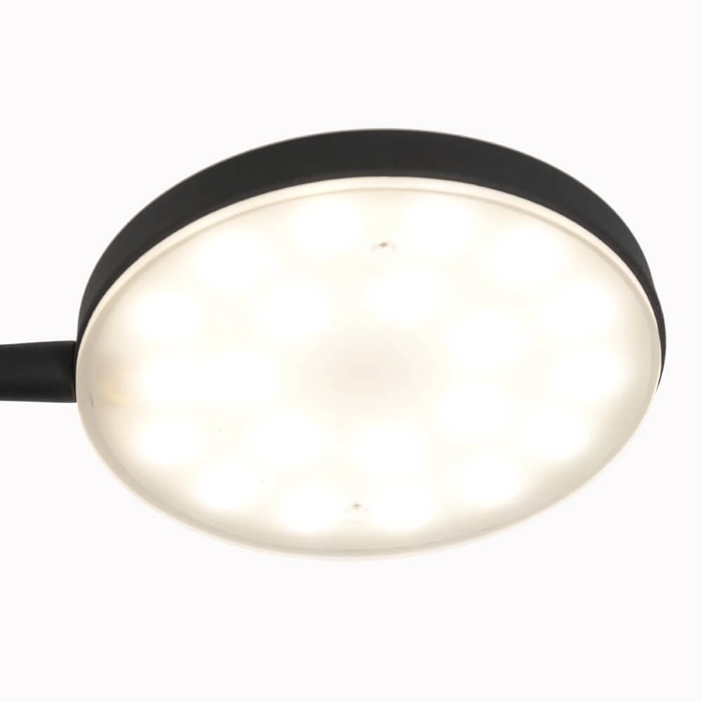 Flexible LED reading lamp Platu black Steinhauer 8712746151510