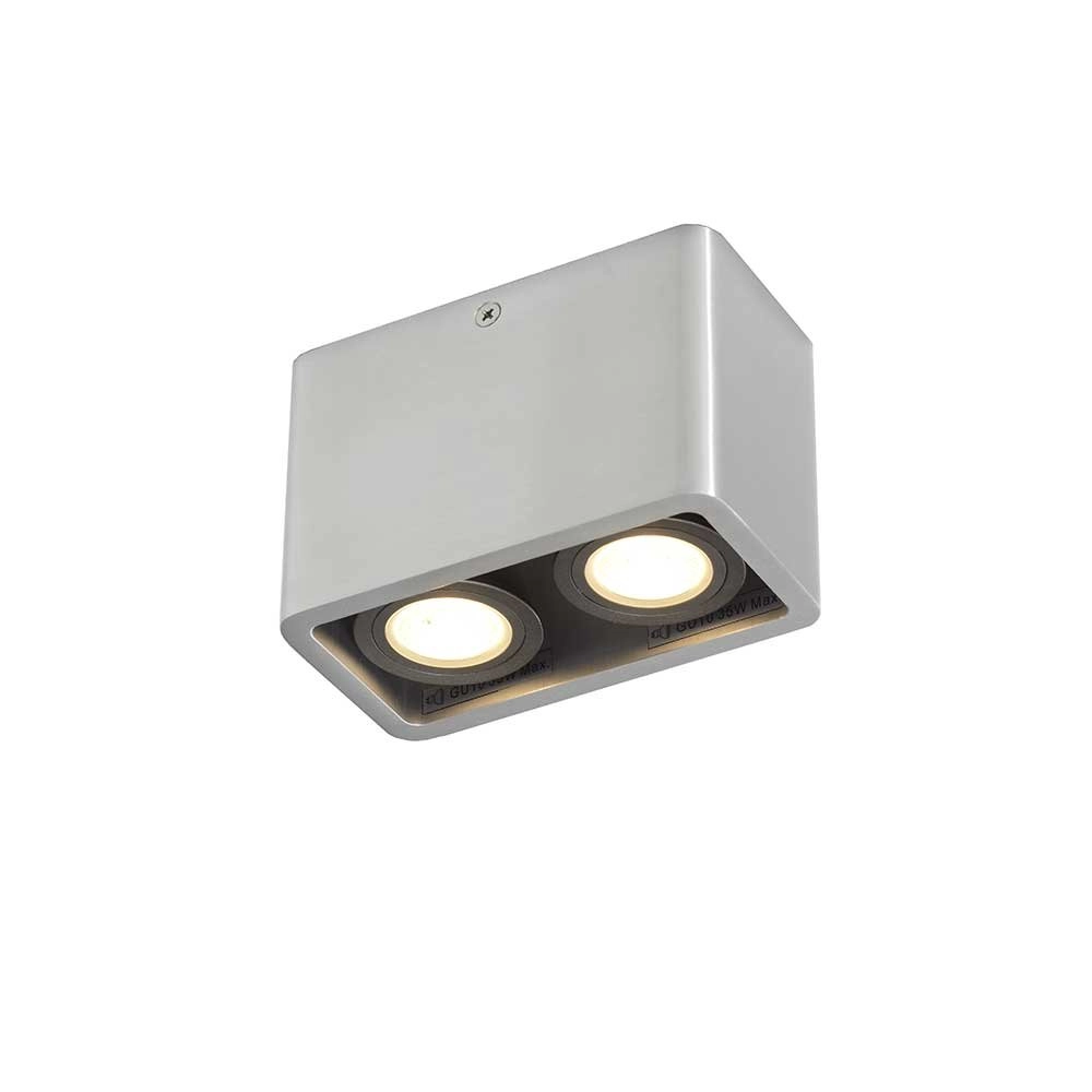 Double surface-mounted spot Bronx gray Artdelight 8719831731701