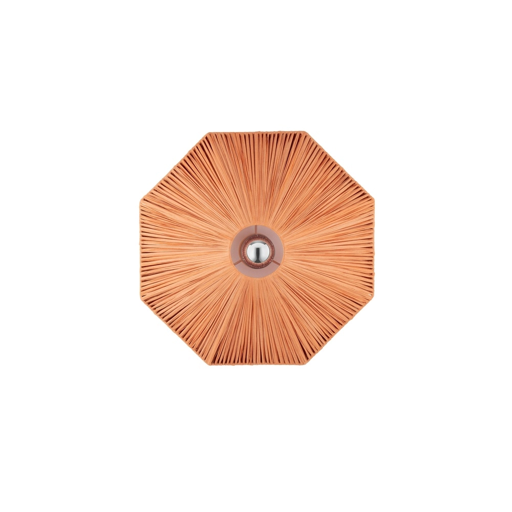 Wall lamp Elvio terracotta Ø 45cm Lyora 5212017493903