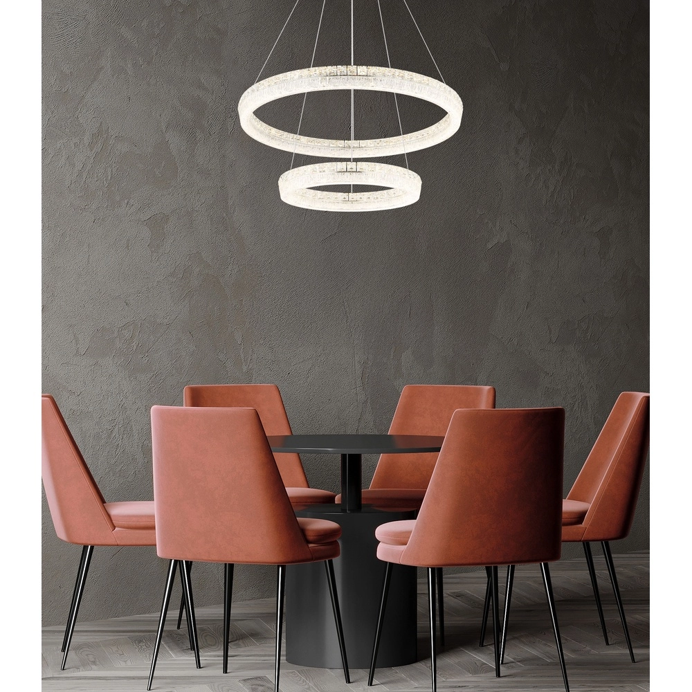 Pendant lamp Laurel chrome Ø 80cm Globo 9007371569779