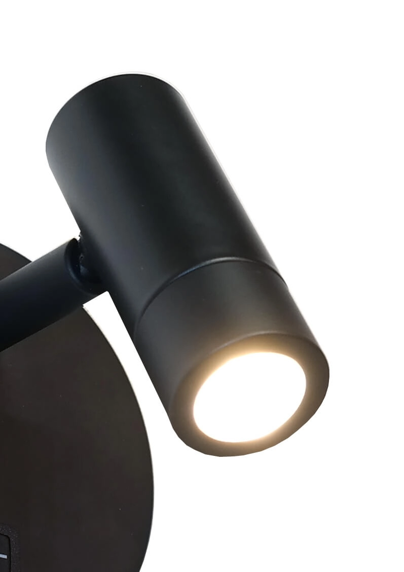 Led wall lamp Simply black Artdelight 8719831736157