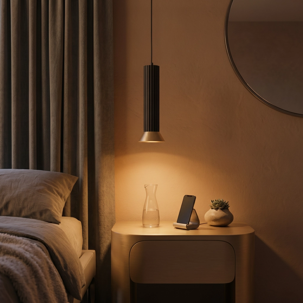 Pendant lamp Luvia black with gold